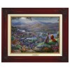 Kinkade Disney Canvas Classics: Lady and the Tramp Falling In Love