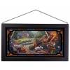 Kinkade Disney Stained Glass Art: Snow White and the Seven Dwarfs