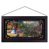 Kinkade Disney Stained Glass Art: Sleeping Beauty Dancing in the Enchanted Light
