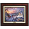 Kinkade Disney Canvas Classics: Mickey and Minnie Candy Cane Express