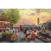 Disney Mickey and Minnie in London by Thomas Kinkade Studios