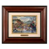 Kinkade Disney Brushworks: Mickey and Minnie Candy Cane Express