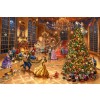 Disney Beauty and the Beast Christmas Celebration by Thomas Kinkade Studios