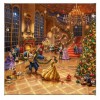 Kinkade Disney Minis: Beauty and the Beast Christmas Celebration