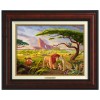 Kinkade Disney Canvas Classics: The Lion King Remember Who You Are