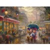 Disney Mickey and Minnie in Paris by Thomas Kinkade Studios