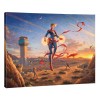 Kinkade 30" x 24" Gallery Wrapped Canvas: Captain Marvel - Dawn of A New Day