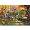 Disney The Fox and the Hound by Thomas Kinkade Studios
