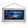 Kinkade Disney Stained Glass Art: Frozen Love and Magic