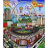 2009 MLB All-Star Game: St. Louis by Charles Fazzino