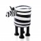 Borowski Zebra Bowl, Black/White (24-03-84)