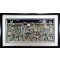 Midnight in Las Vegas by Charles Fazzino (Deluxe) framed