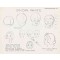 Disney Publication Model Sheet: Snow White / heads (4) signed Ollie Johnston