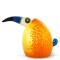 Borowski Tukan Orange/Lime Table Lamp (24-51-25)