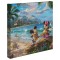 Kinkade Disney Minis: Mickey And Minnie In Hawaii