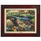 Kinkade Disney Canvas Classics: Alice In Wonderland (Classic Brandy Frame)