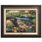 Kinkade Disney Canvas Classics: Alice In Wonderland (Classic Aged Bronze Frame)