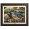 Kinkade Disney Canvas Classics: Alice In Wonderland (Classic Aged Bronze Frame)