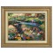 Kinkade Disney Canvas Classics: Alice In Wonderland (Classic Antique Gold Frame)
