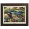 Kinkade Disney Canvas Classics: Alice In Wonderland (Classic Espresso Frame)