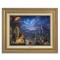 Kinkade Disney Canvas Classics: Beauty and the Beast Dancing In Moonlight (Classic Antique Gold Frame)