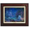 Kinkade Disney Canvas Classics: Cinderella Dancing In the Starlight (Classic Burl Frame)