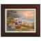 Kinkade Disney Canvas Classics: Donald and Daisy A Duck Day Afternoon (Classic Burl Frame)
