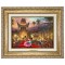 Kinkade Disney Canvas Classics: Mickey and Minnie In Hollywood (Classic Antique Gold Frame)