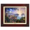 Kinkade Disney Canvas Classics: Pinocchio Wishes Upon A Star (Classic Brandy Frame)