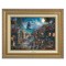 Kinkade Disney Canvas Classics: Pirates Of the Caribbean (Classic Antique Gold Frame)