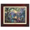 Kinkade Disney Canvas Classics: The Princess and the Frog (Classic Brandy Frame)