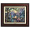 Kinkade Disney Canvas Classics: The Princess and the Frog (Classic Burl Frame)