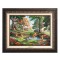 Kinkade Disney Canvas Classics: Winnie the Pooh I (Classic Aged Bronze Frame)