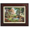 Kinkade Disney Canvas Classics: Winnie the Pooh I (Classic Burl Frame)