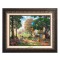 Kinkade Disney Canvas Classics: Winnie the Pooh II (Classic Aged Bronze Frame)