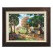 Kinkade Disney Canvas Classics: Winnie the Pooh II (Classic Espresso Frame)