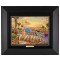 Kinkade Disney Canvas Classics: Jasmine Dancing in the Desert Sunset (Classic Black Frame)