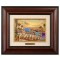 Kinkade Disney Canvas Classics: Rapunzel Dancing in the Sunlit Courtyard (Classic Burl Frame)