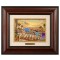 Kinkade Disney Brushworks: Jasmine Dancing In The Desert Sunset (Classic Burl Frame)