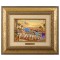 Kinkade Disney Brushworks: Jasmine Dancing In The Desert Sunset (Classic Antique Gold Frame)