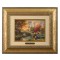 Kinkade Disney Brushworks: Mickey and Minnie Sweetheart Central Park (Classic Antique Gold Frame)