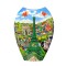 Pop Art Come Visit Me in Paris / The Lights of London Vase by Charles Fazzino