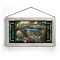 Kinkade Disney Stained Glass Art: Alice in Wonderland (Black Frame)