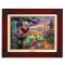 Kinkade Disney Canvas Classics: Maleficent (Classic Brandy Frame)