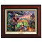 Kinkade Disney Canvas Classics: Maleficent (Classic Burl Frame)