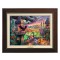 Kinkade Disney Canvas Classics: Maleficent (Classic Espresso Frame)