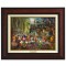 Kinkade Disney Canvas Classics: Mickey and Minnie Halloween Fun (Classic Burl Frame)