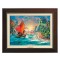 Kinkade Disney Canvas Classics: Moana (Classic Espresso Frame)