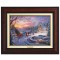 Kinkade Disney Canvas Classics: Cinderella Bringing Home The Tree (Classic Burl Frame)