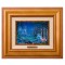 Kinkade Disney Brushworks: Cinderella Dancing in the Starlight (Classic Antique Gold Frame)